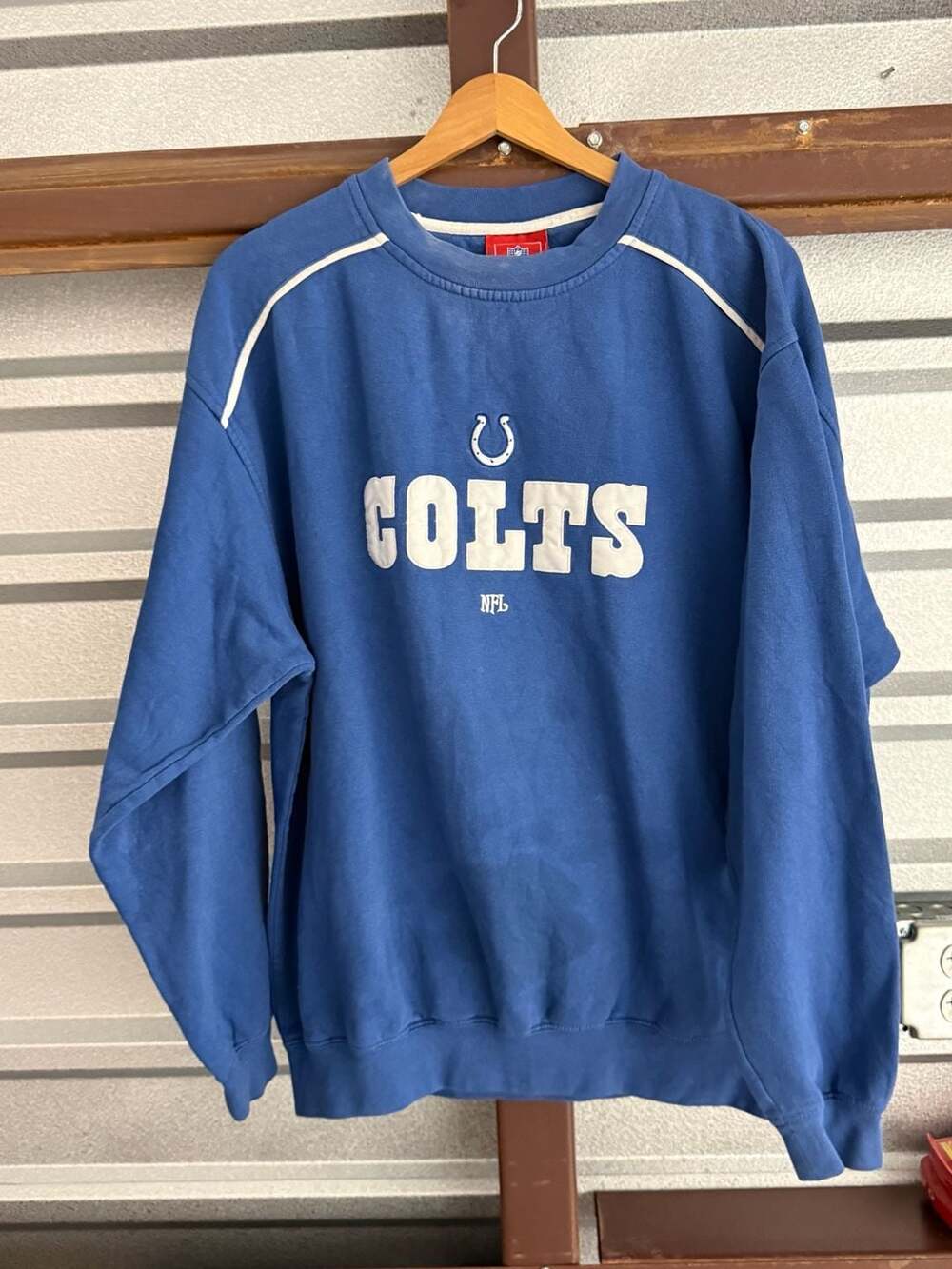 Vintage Indianapolis Colts NFL Crewneck Sweatshirt Blue